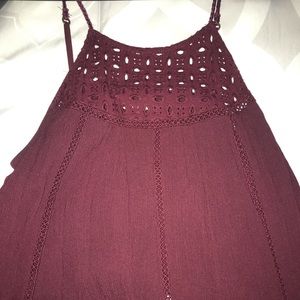 Maroon tank